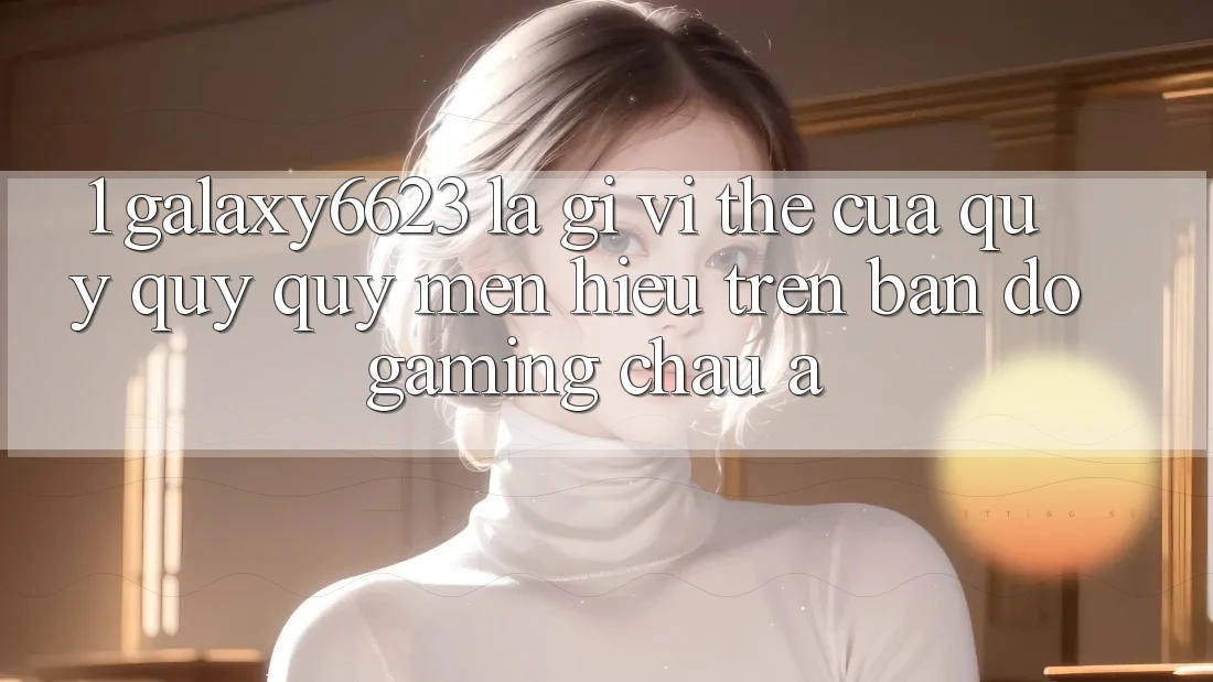 1. Galaxy6623 Là Gì? Vị Thế Của Quý quý quý mến Hiệu Trên Bản Đồ Gaming Châu Á 1. Galaxy6623 Là Gì? Vị Thế Của Quý quý quý mến Hiệu Trên Bản Đồ Gaming Châu Á