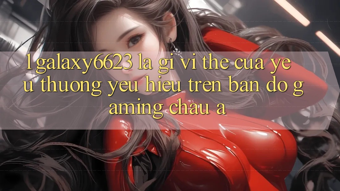 1. Galaxy6623 Là Gì? Vị Thế Của Yêu thương yêu Hiệu Trên Bản Đồ Gaming Châu Á