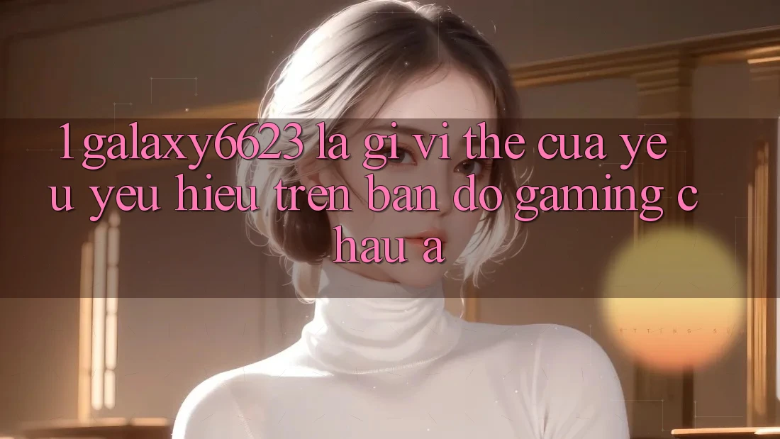 1. Galaxy6623 Là Gì? Vị Thế Của Yêu yêu Hiệu Trên Bản Đồ Gaming Châu Á