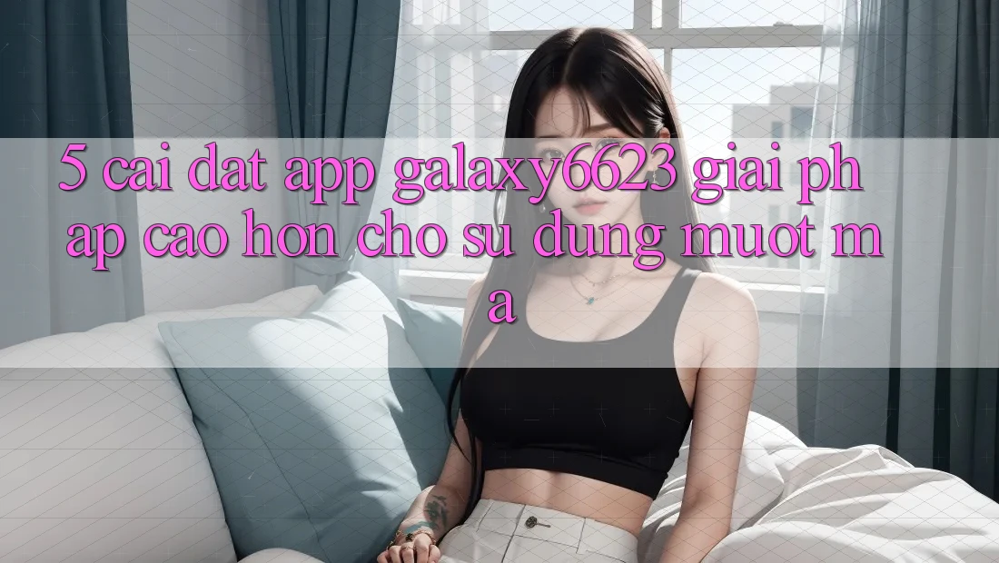 5. Cài đặt App Galaxy6623 - Giải Pháp Cao hơn Cho Sử dụng Mượt mà 5. Cài đặt App Galaxy6623 - Giải Pháp Cao hơn Cho Sử dụng Mượt mà
