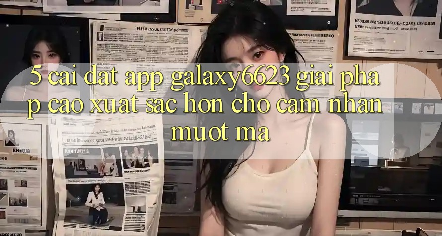5. Cài đặt App Galaxy6623 - Giải Pháp Cao xuất sắc hơn Cho Cảm nhận Mượt Mà