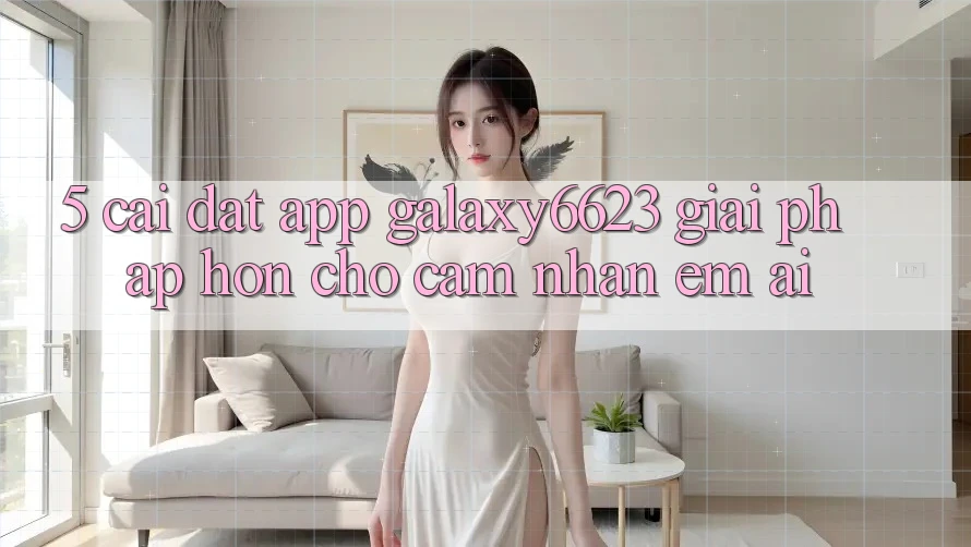 5. Cài đặt App Galaxy6623 - Giải Pháp Hơn Cho Cảm nhận Êm ái