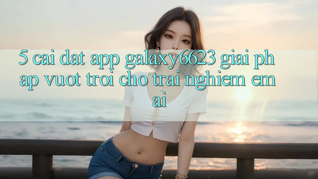 5. Cài đặt App Galaxy6623 - Giải Pháp Vượt trội Cho Trải Nghiệm Êm ái 5. Cài đặt App Galaxy6623 - Giải Pháp Vượt trội Cho Trải Nghiệm Êm ái