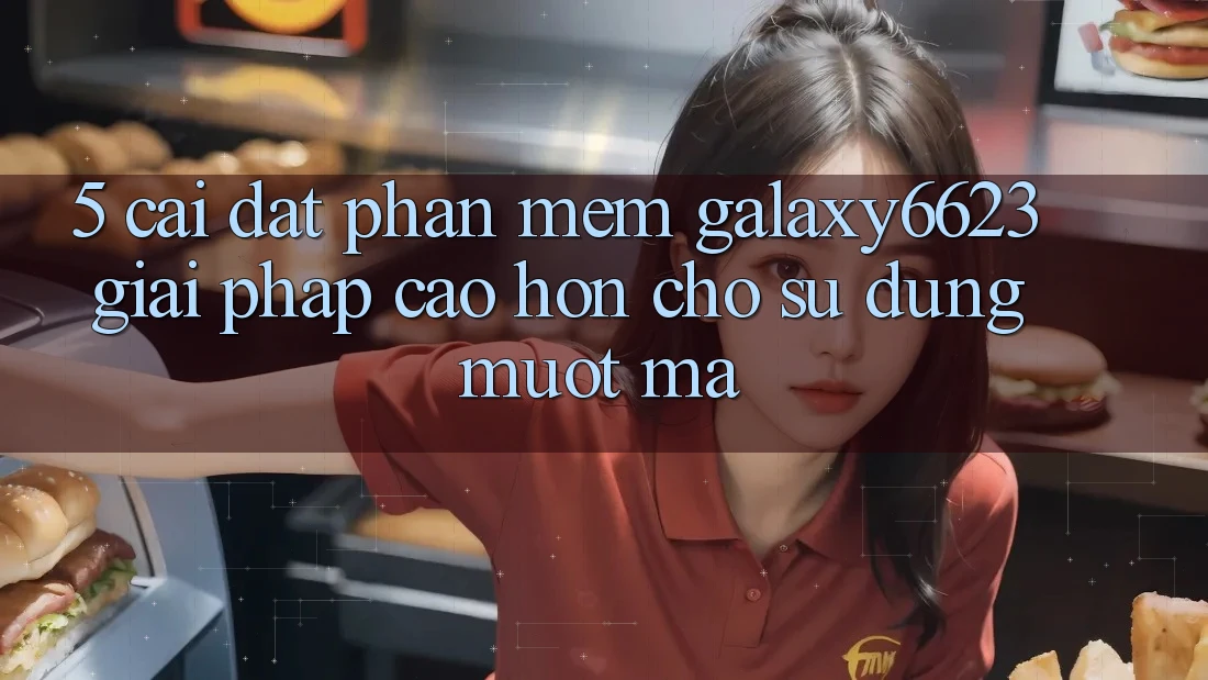 5. Cài đặt Phần mềm Galaxy6623 - Giải Pháp Cao hơn Cho Sử dụng Mượt Mà