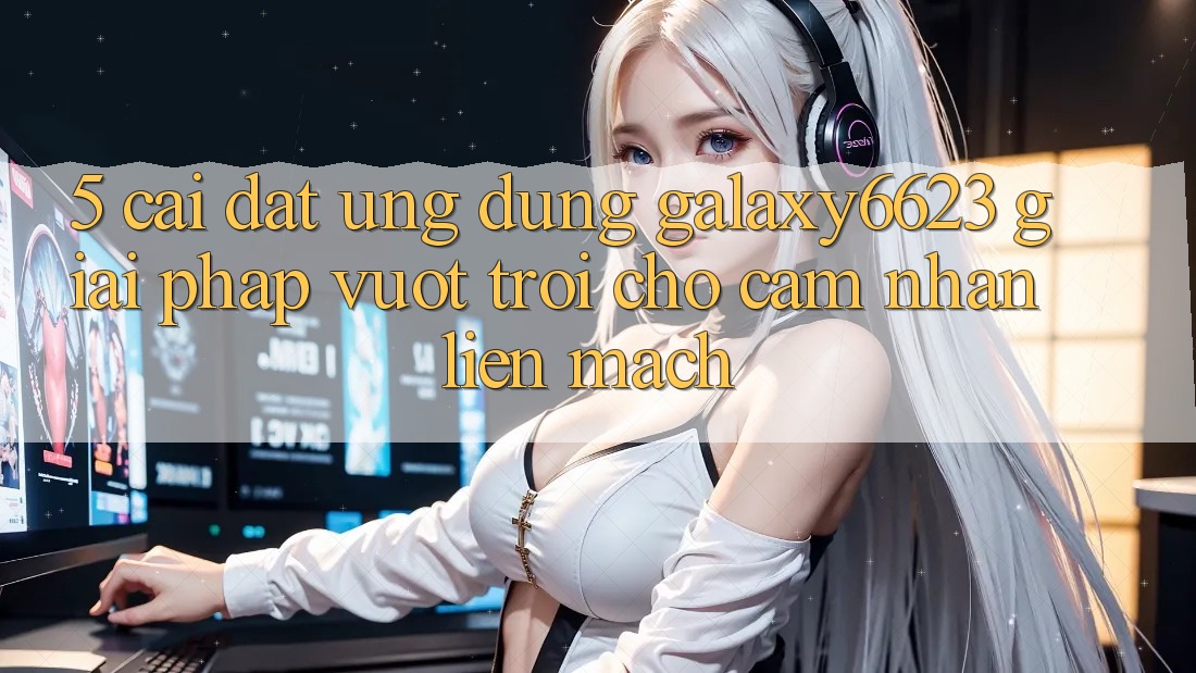 5. Cài đặt Ứng dụng Galaxy6623 - Giải Pháp Vượt Trội Cho Cảm nhận Liền mạch 5. Cài đặt Ứng dụng Galaxy6623 - Giải Pháp Vượt Trội Cho Cảm nhận Liền mạch