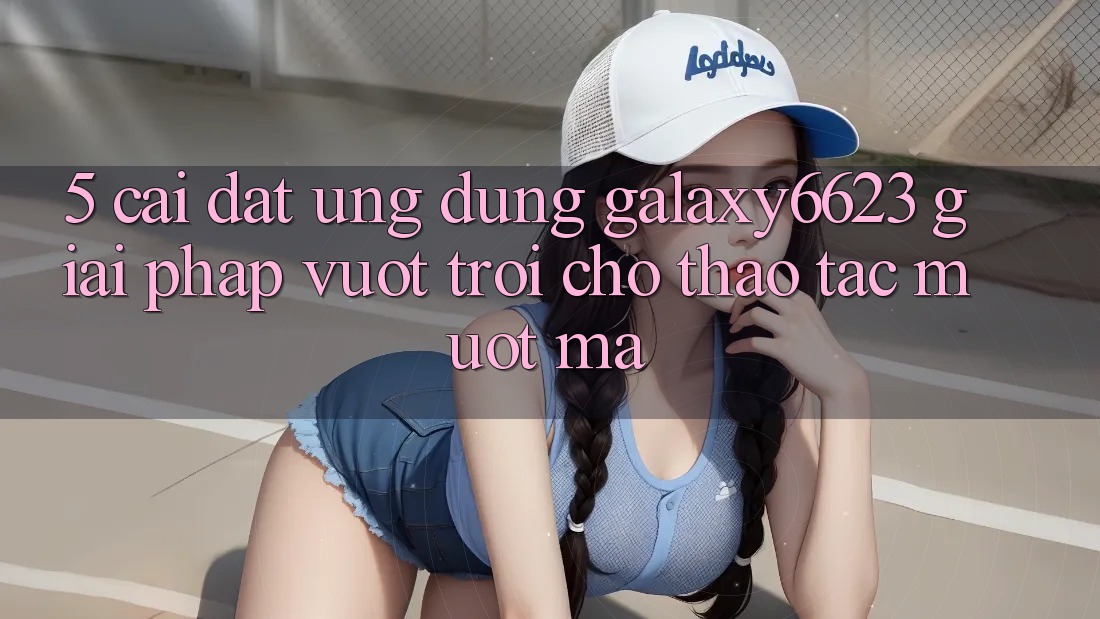 5. Cài đặt Ứng dụng Galaxy6623 - Giải Pháp Vượt Trội Cho Thao tác Mượt Mà
