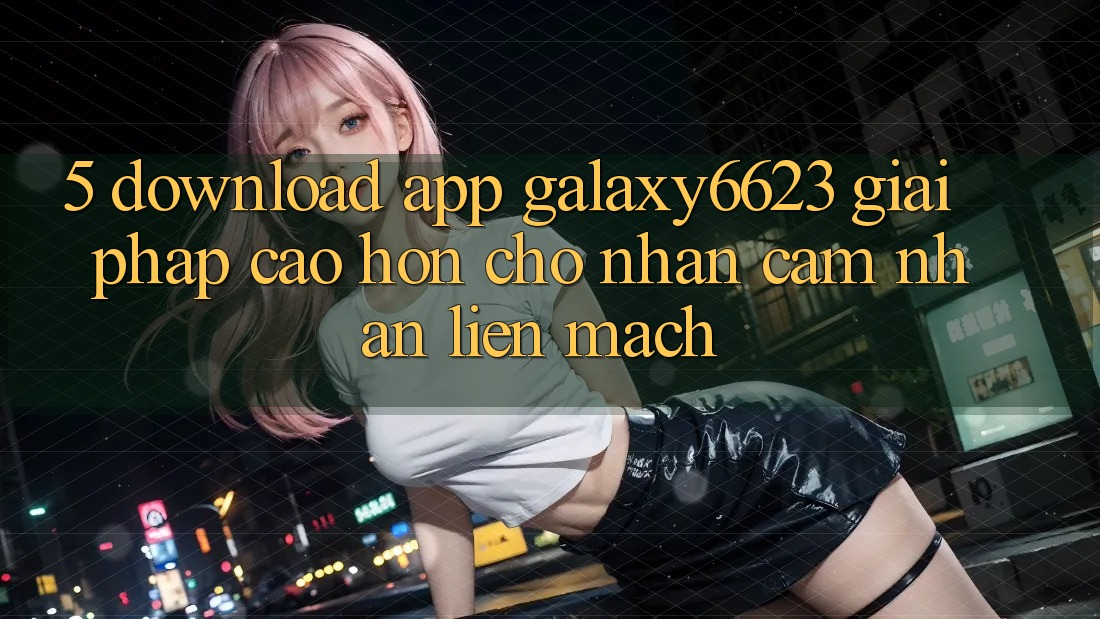 5. Download App Galaxy6623 - Giải Pháp Cao hơn Cho Nhận cảm nhận Liền mạch 5. Download App Galaxy6623 - Giải Pháp Cao hơn Cho Nhận cảm nhận Liền mạch
