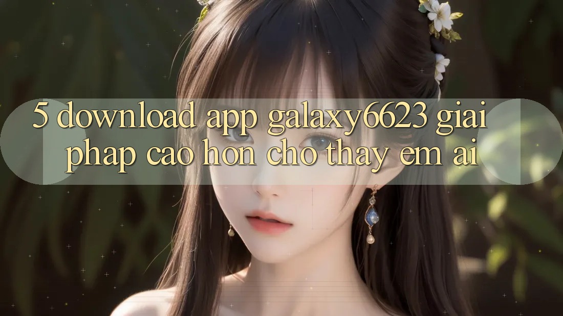5. Download App Galaxy6623 - Giải Pháp Cao hơn Cho Thấy Êm ái 5. Download App Galaxy6623 - Giải Pháp Cao hơn Cho Thấy Êm ái