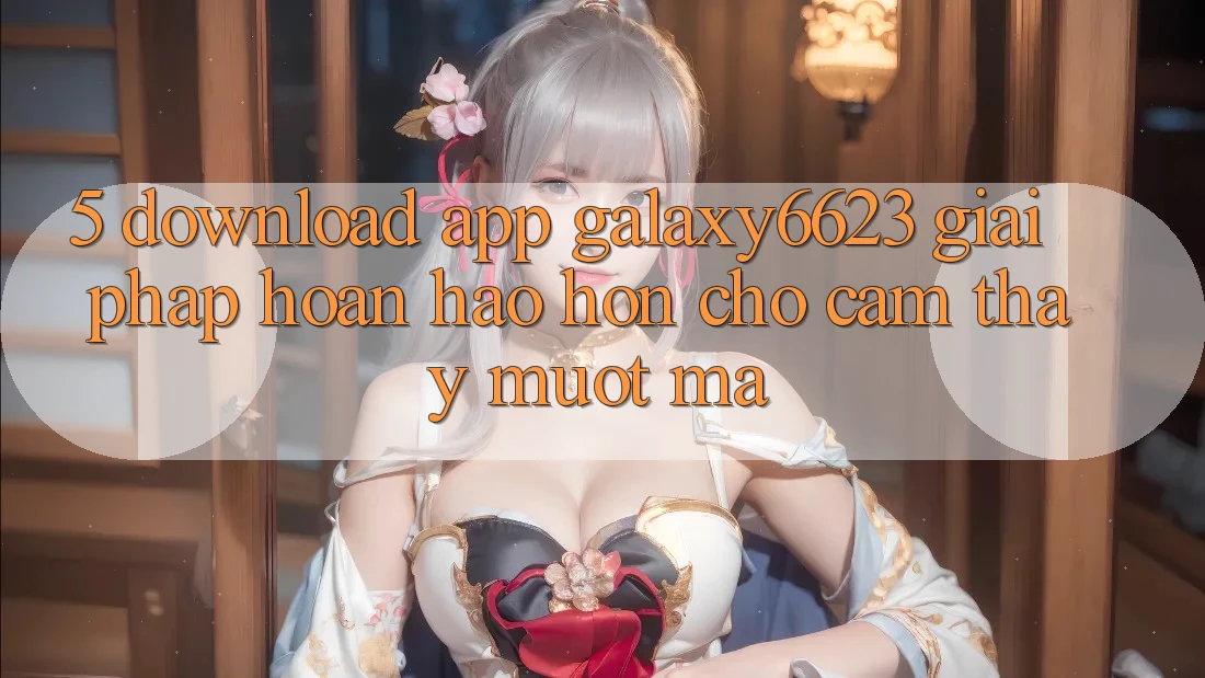 5. Download App Galaxy6623 - Giải Pháp Hoàn hảo hơn Cho Cảm thấy Mượt mà