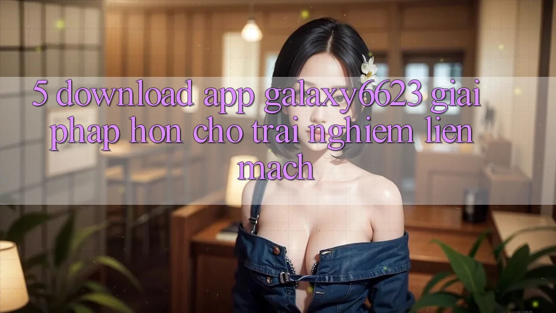 5. Download App Galaxy6623 - Giải Pháp Hơn Cho Trải Nghiệm Liền mạch 5. Download App Galaxy6623 - Giải Pháp Hơn Cho Trải Nghiệm Liền mạch