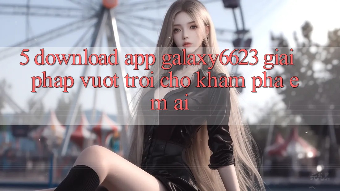 5. Download App Galaxy6623 - Giải Pháp Vượt trội Cho Khám phá Êm ái