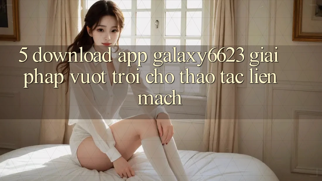 5. Download App Galaxy6623 - Giải Pháp Vượt Trội Cho Thao tác Liền mạch 5. Download App Galaxy6623 - Giải Pháp Vượt Trội Cho Thao tác Liền mạch