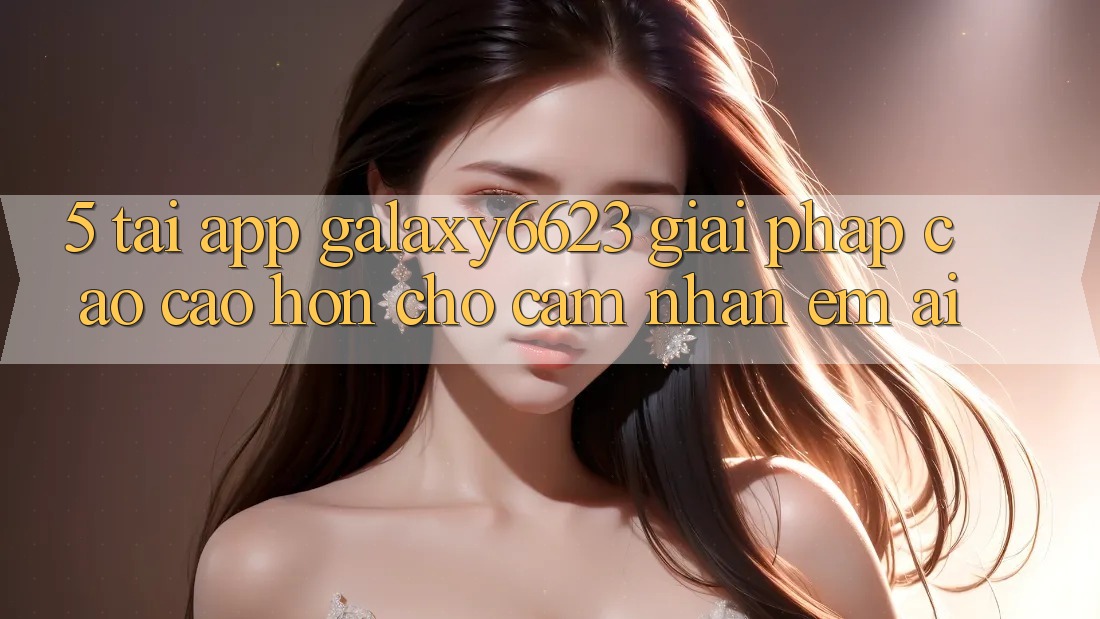 5. Tải App Galaxy6623 - Giải Pháp Cao cao hơn Cho Cảm nhận Êm ái