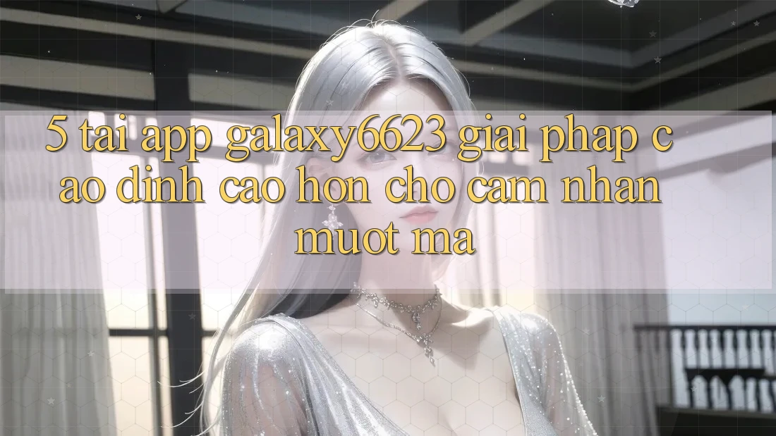 5. Tải App Galaxy6623 - Giải Pháp Cao đỉnh cao hơn Cho Cảm nhận Mượt Mà 5. Tải App Galaxy6623 - Giải Pháp Cao đỉnh cao hơn Cho Cảm nhận Mượt Mà