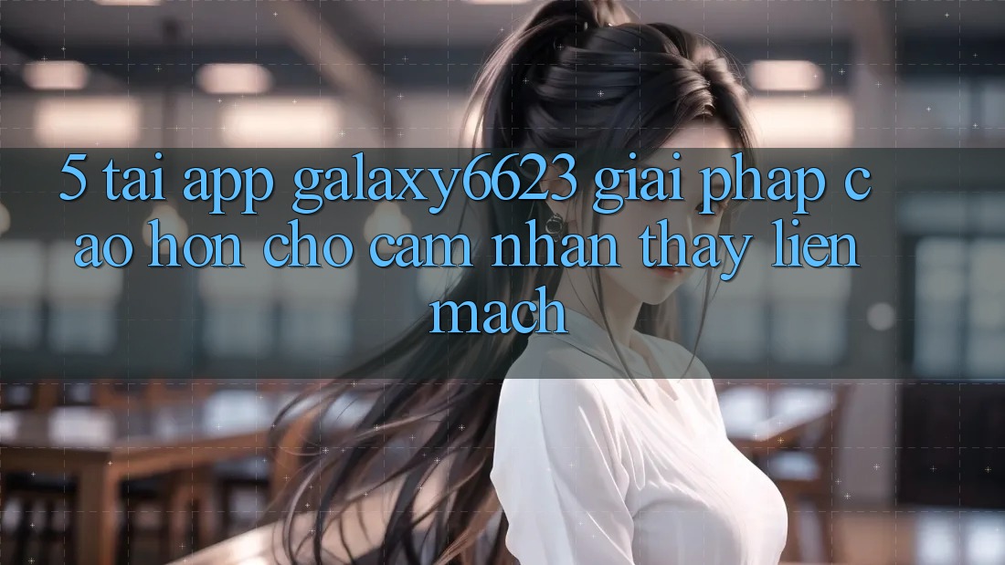 5. Tải App Galaxy6623 - Giải Pháp Cao hơn Cho Cảm nhận thấy Liền mạch