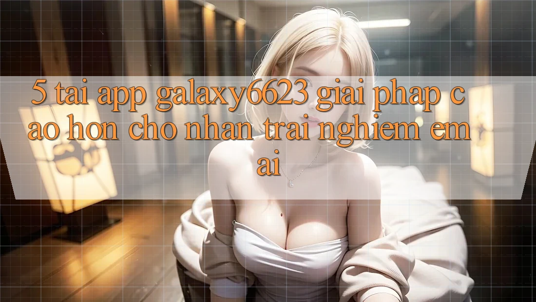 5. Tải App Galaxy6623 - Giải Pháp Cao hơn Cho Nhận trải nghiệm Êm ái 5. Tải App Galaxy6623 - Giải Pháp Cao hơn Cho Nhận trải nghiệm Êm ái