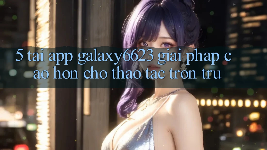 5. Tải App Galaxy6623 - Giải Pháp Cao hơn Cho Thao tác Trơn tru