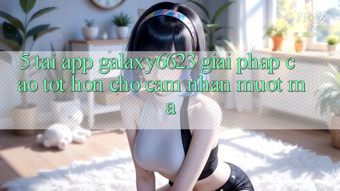 5. Tải App Galaxy6623 - Giải Pháp Cao tốt hơn Cho Cảm nhận Mượt Mà