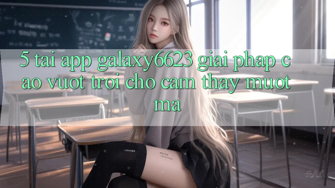 5. Tải App Galaxy6623 - Giải Pháp Cao vượt trội Cho Cảm thấy Mượt Mà