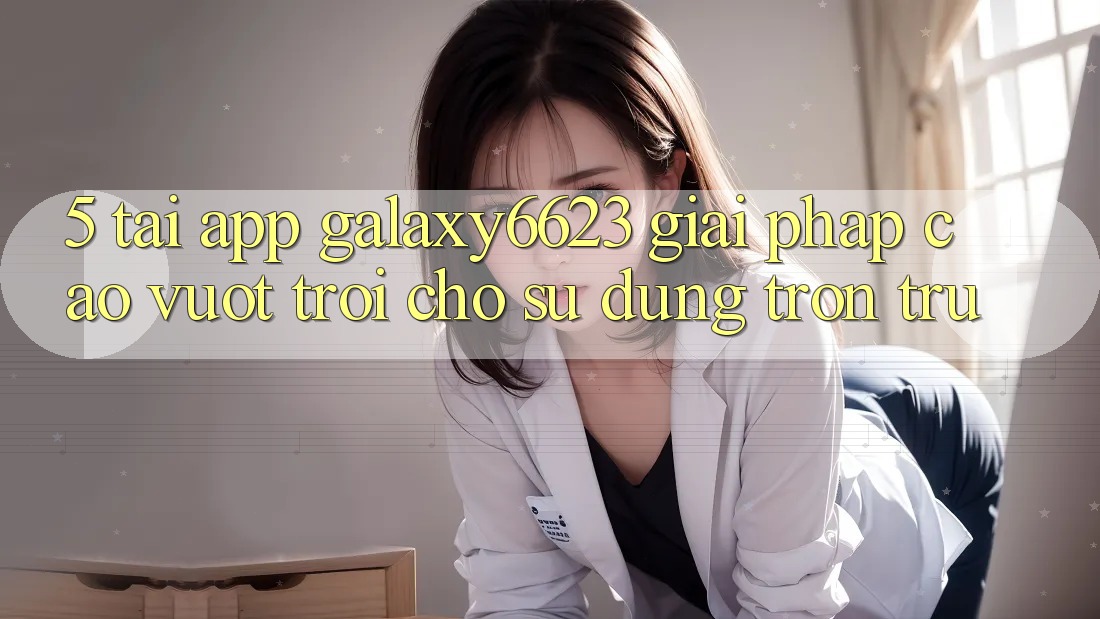 5. Tải App Galaxy6623 - Giải Pháp Cao vượt trội Cho Sử dụng Trơn tru