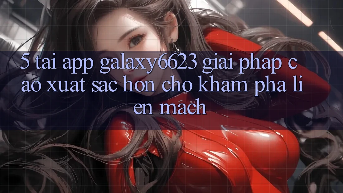 5. Tải App Galaxy6623 - Giải Pháp Cao xuất sắc hơn Cho Khám phá Liền mạch