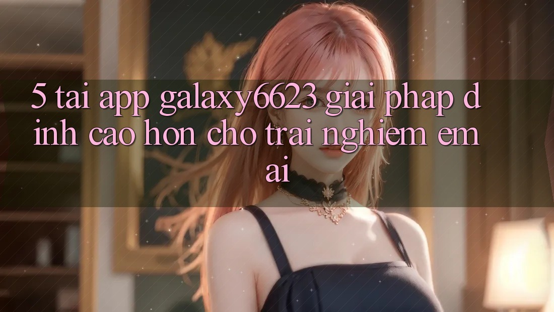 5. Tải App Galaxy6623 - Giải Pháp Đỉnh cao hơn Cho Trải Nghiệm Êm ái 5. Tải App Galaxy6623 - Giải Pháp Đỉnh cao hơn Cho Trải Nghiệm Êm ái