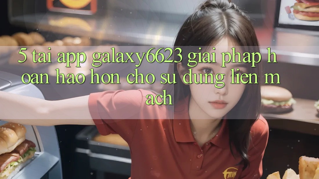 5. Tải App Galaxy6623 - Giải Pháp Hoàn hảo hơn Cho Sử dụng Liền mạch 5. Tải App Galaxy6623 - Giải Pháp Hoàn hảo hơn Cho Sử dụng Liền mạch