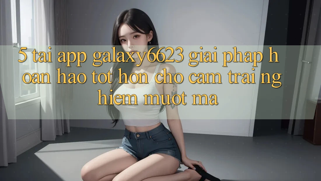 5. Tải App Galaxy6623 - Giải Pháp Hoàn hảo tốt hơn Cho Cảm trải nghiệm Mượt Mà