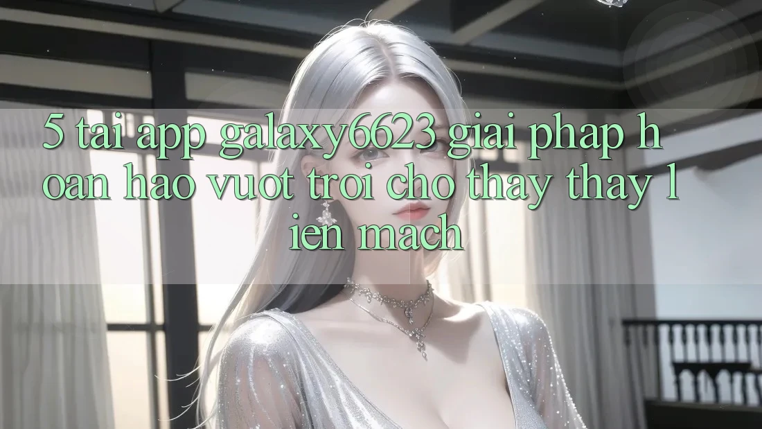 5. Tải App Galaxy6623 - Giải Pháp Hoàn hảo vượt trội Cho Thấy thấy Liền mạch