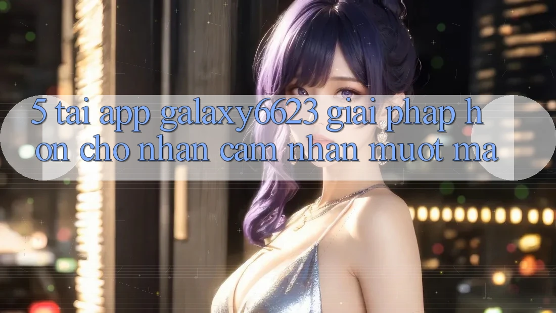 5. Tải App Galaxy6623 - Giải Pháp Hơn Cho Nhận cảm nhận Mượt Mà 5. Tải App Galaxy6623 - Giải Pháp Hơn Cho Nhận cảm nhận Mượt Mà