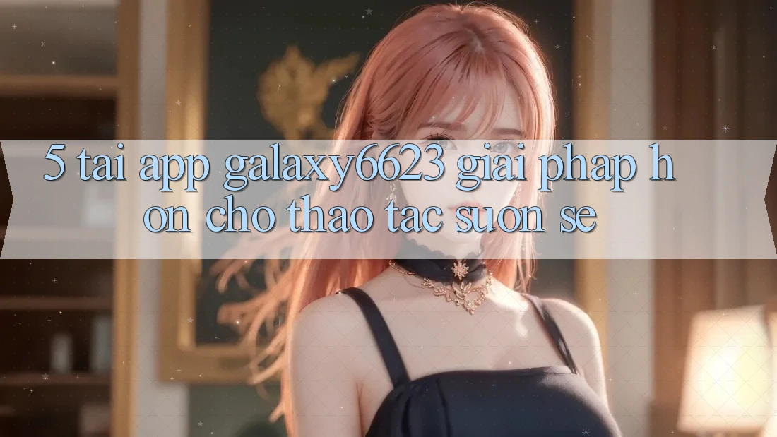 5. Tải App Galaxy6623 - Giải Pháp Hơn Cho Thao tác Suôn sẻ