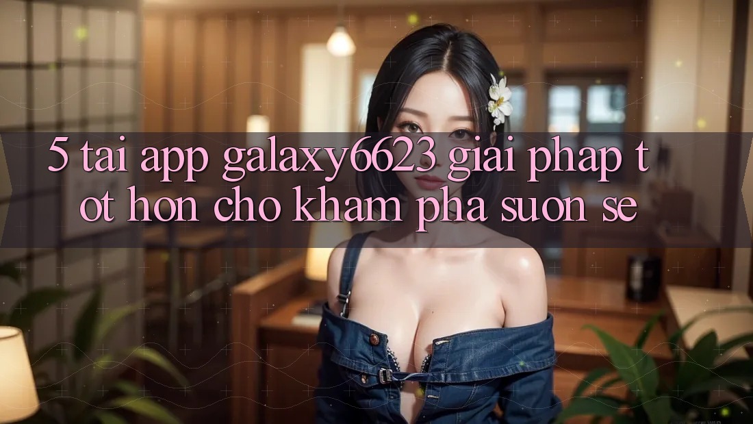 5. Tải App Galaxy6623 - Giải Pháp Tốt hơn Cho Khám phá Suôn sẻ 5. Tải App Galaxy6623 - Giải Pháp Tốt hơn Cho Khám phá Suôn sẻ