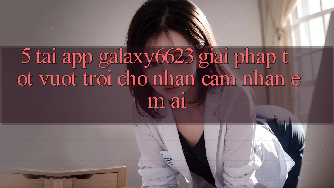 5. Tải App Galaxy6623 - Giải Pháp Tốt vượt trội Cho Nhận cảm nhận Êm ái