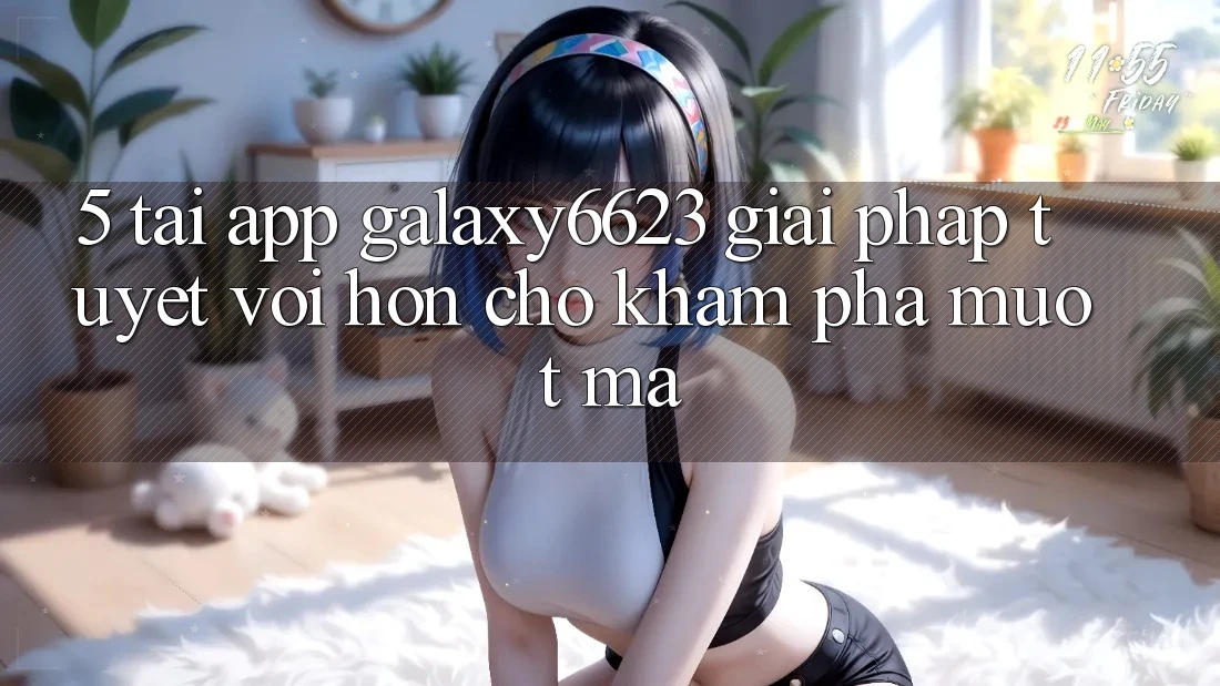 5. Tải App Galaxy6623 - Giải Pháp Tuyệt vời hơn Cho Khám phá Mượt Mà
