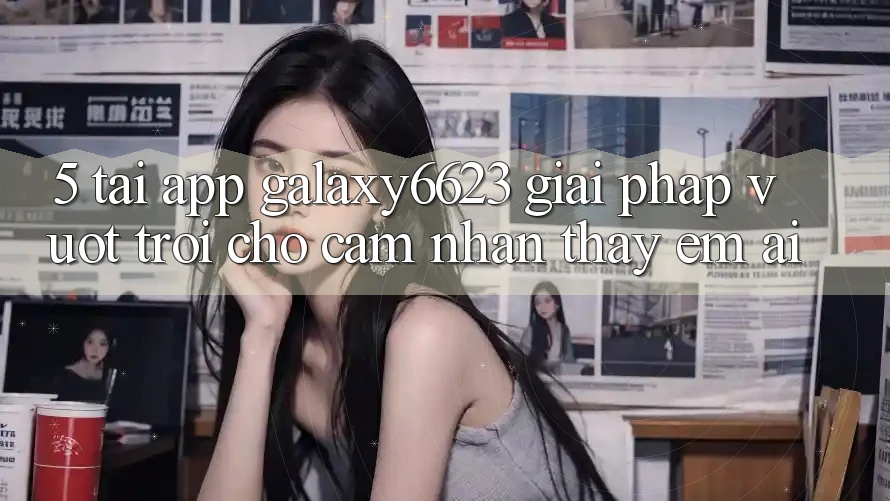 5. Tải App Galaxy6623 - Giải Pháp Vượt Trội Cho Cảm nhận thấy Êm ái