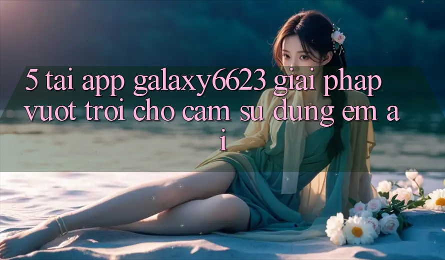 5. Tải App Galaxy6623 - Giải Pháp Vượt Trội Cho Cảm sử dụng Êm ái