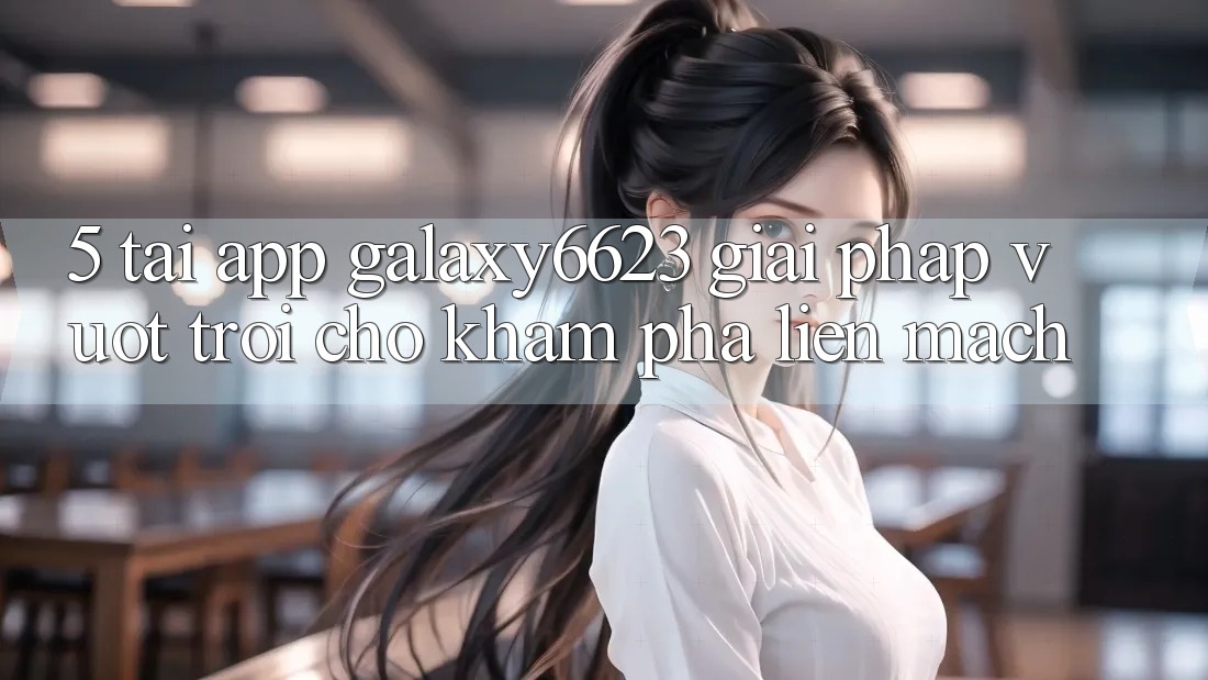 5. Tải App Galaxy6623 - Giải Pháp Vượt Trội Cho Khám phá Liền mạch