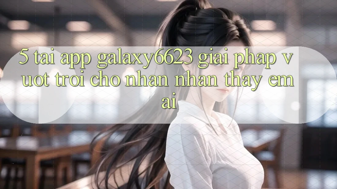 5. Tải App Galaxy6623 - Giải Pháp Vượt Trội Cho Nhận nhận thấy Êm ái