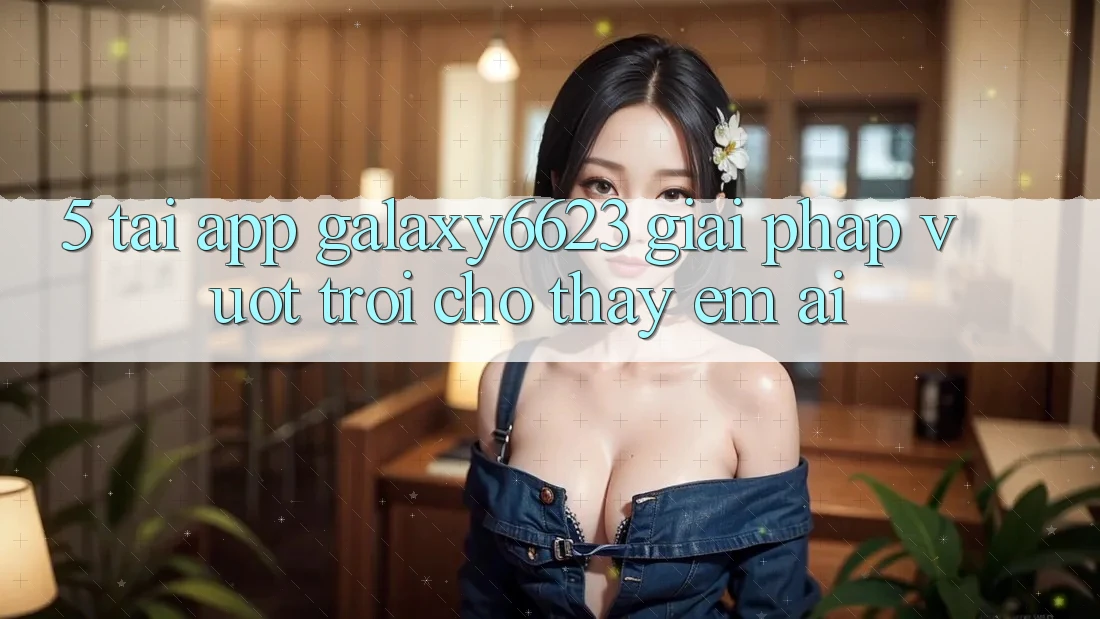 5. Tải App Galaxy6623 - Giải Pháp Vượt Trội Cho Thấy Êm ái 5. Tải App Galaxy6623 - Giải Pháp Vượt Trội Cho Thấy Êm ái