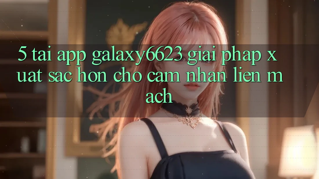 5. Tải App Galaxy6623 - Giải Pháp Xuất sắc hơn Cho Cảm nhận Liền mạch