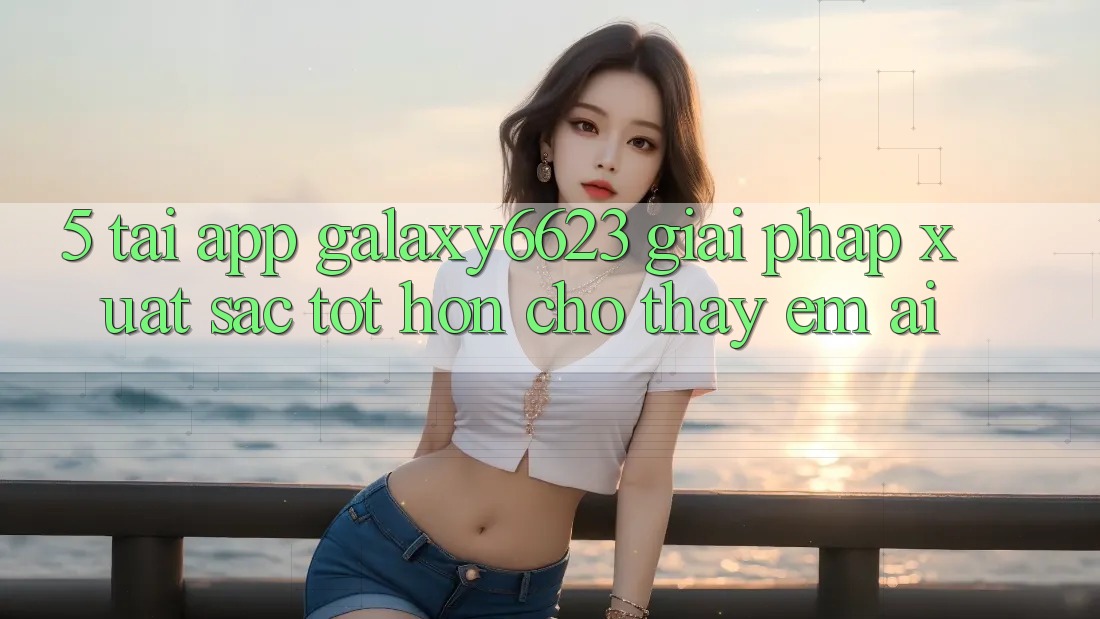 5. Tải App Galaxy6623 - Giải Pháp Xuất sắc tốt hơn Cho Thấy Êm ái 5. Tải App Galaxy6623 - Giải Pháp Xuất sắc tốt hơn Cho Thấy Êm ái