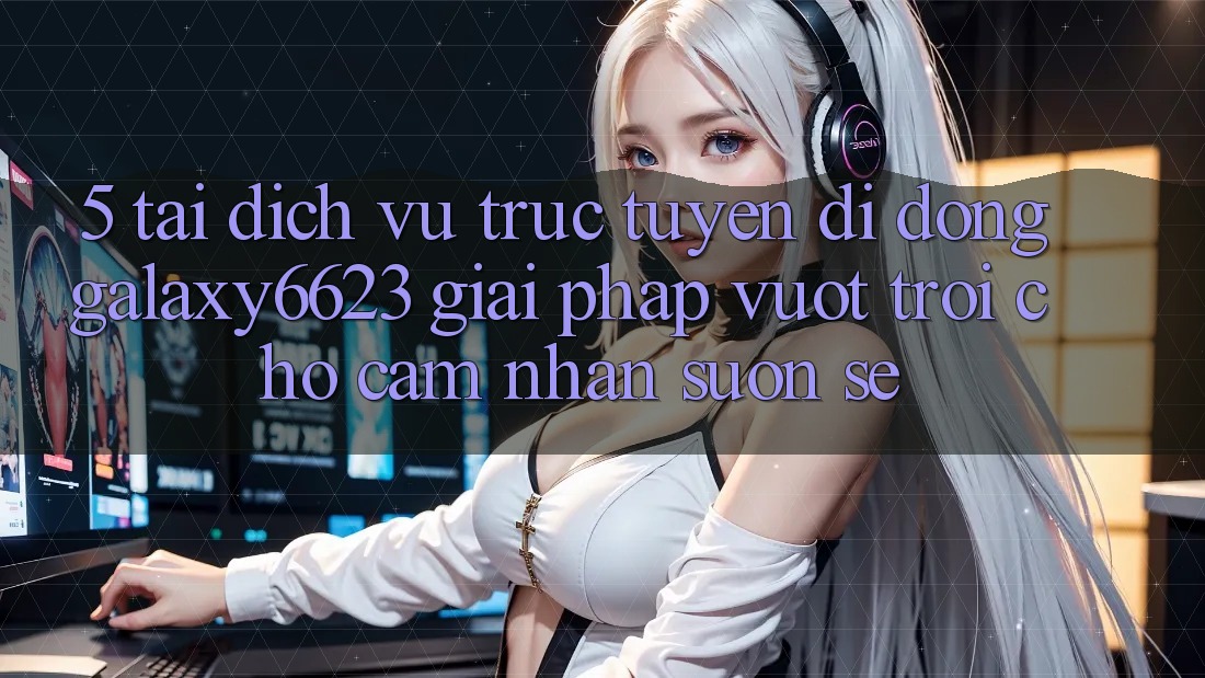 5. Tải Dịch vụ trực tuyến di động Galaxy6623 - Giải Pháp Vượt Trội Cho Cảm nhận Suôn sẻ