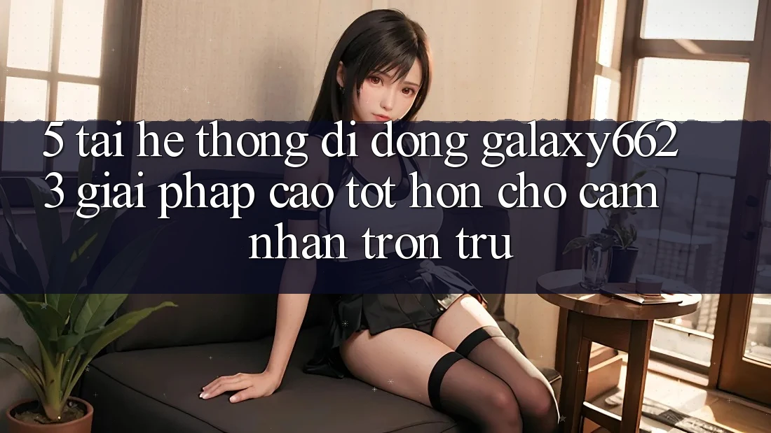5. Tải Hệ thống di động Galaxy6623 - Giải Pháp Cao tốt hơn Cho Cảm nhận Trơn tru