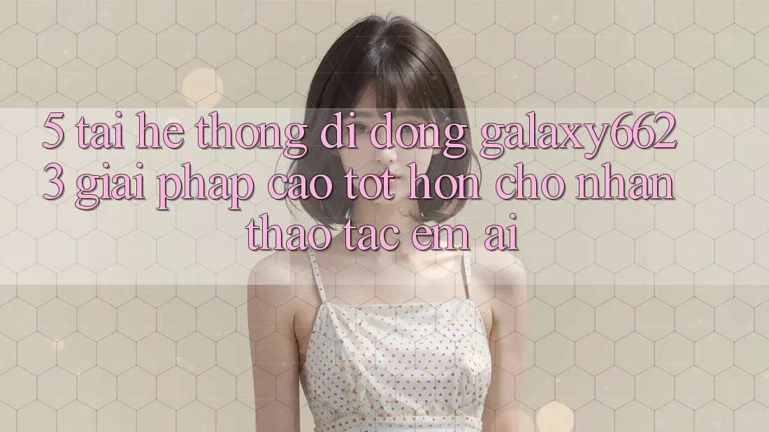 5. Tải Hệ thống di động Galaxy6623 - Giải Pháp Cao tốt hơn Cho Nhận thao tác Êm ái