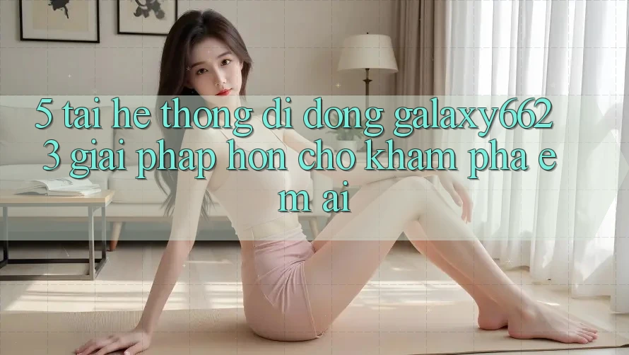 5. Tải Hệ thống di động Galaxy6623 - Giải Pháp Hơn Cho Khám phá Êm ái