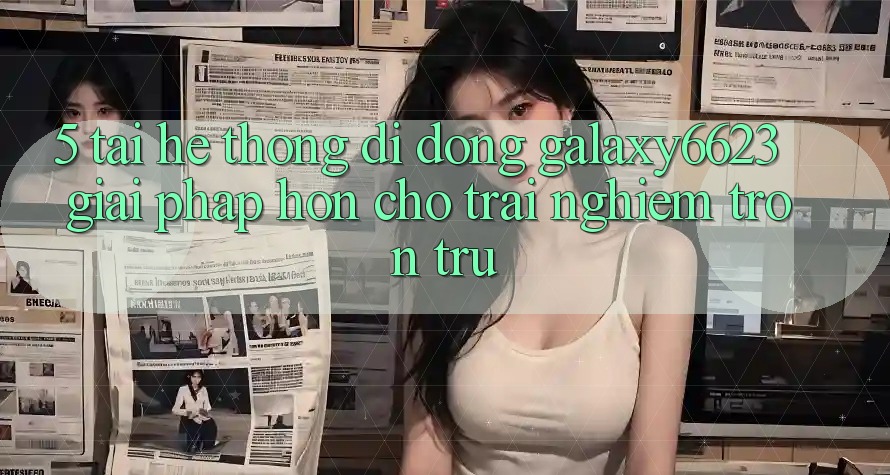 5. Tải Hệ thống di động Galaxy6623 - Giải Pháp Hơn Cho Trải Nghiệm Trơn tru 5. Tải Hệ thống di động Galaxy6623 - Giải Pháp Hơn Cho Trải Nghiệm Trơn tru