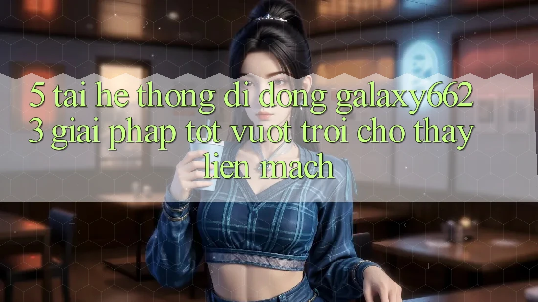 5. Tải Hệ thống di động Galaxy6623 - Giải Pháp Tốt vượt trội Cho Thấy Liền mạch