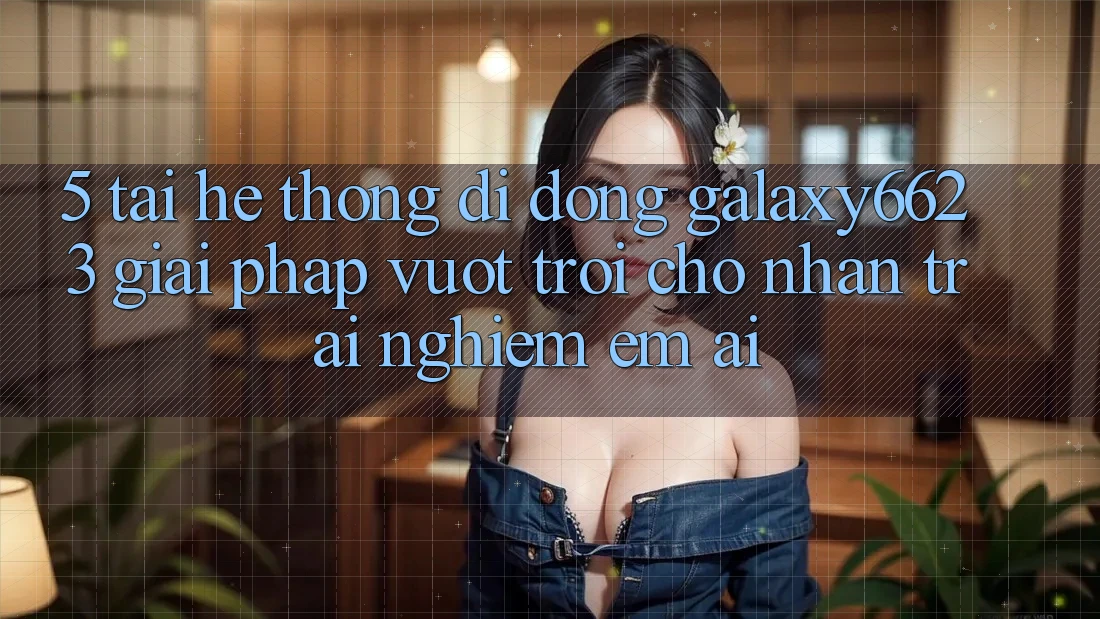 5. Tải Hệ thống di động Galaxy6623 - Giải Pháp Vượt Trội Cho Nhận trải nghiệm Êm ái 5. Tải Hệ thống di động Galaxy6623 - Giải Pháp Vượt Trội Cho Nhận trải nghiệm Êm ái