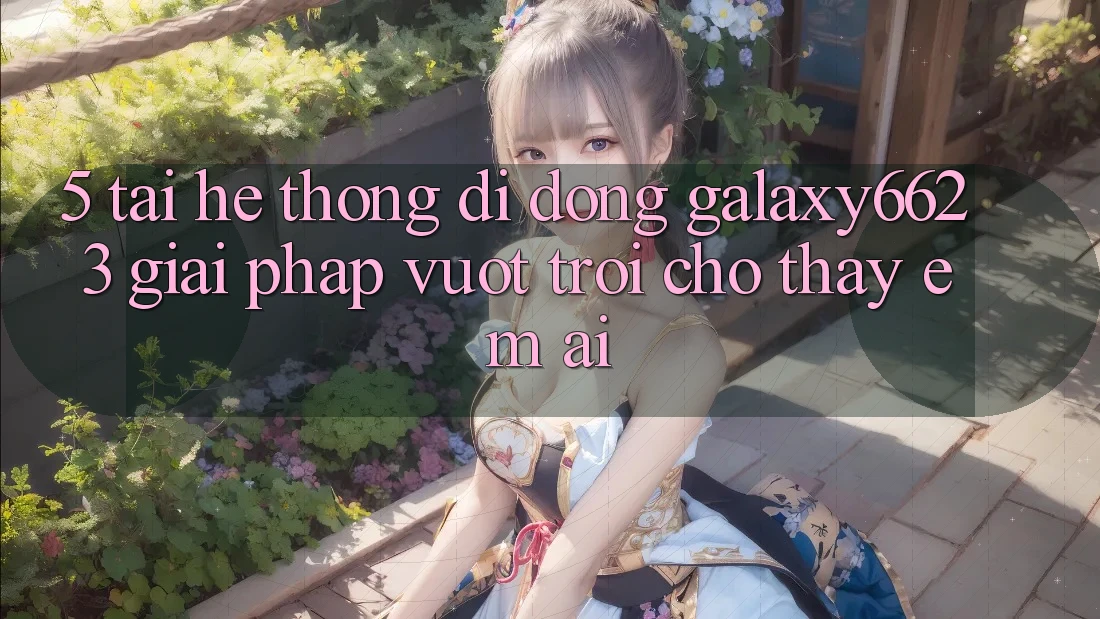 5. Tải Hệ thống di động Galaxy6623 - Giải Pháp Vượt Trội Cho Thấy Êm ái