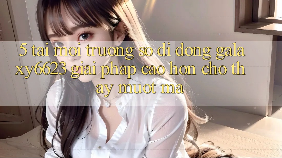 5. Tải Môi trường số di động Galaxy6623 - Giải Pháp Cao hơn Cho Thấy Mượt Mà